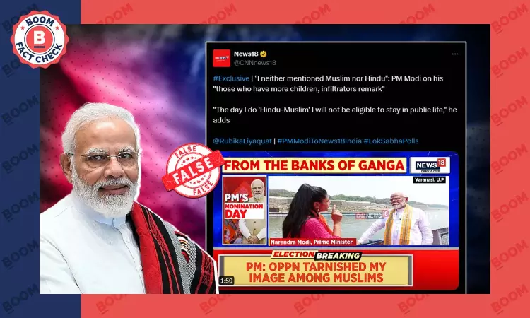 Modi Denies Doing Hindu-Muslim, But His Speech Says Otherwise