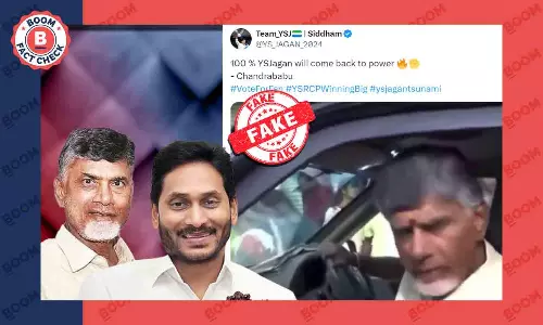 Video Of Chandrababu Naidu Predicting Jagan Will Be Back As CM Is Altered