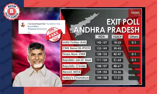 TNM Exit Poll Graphic Predicting Landslide Victory For NDA In AP Is Fake