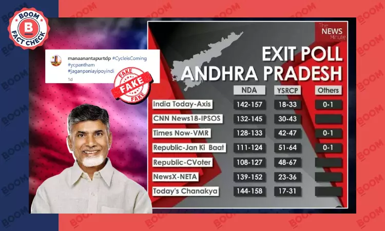 TNM Exit Poll Graphic Predicting Landslide Victory For NDA In AP Is Fake