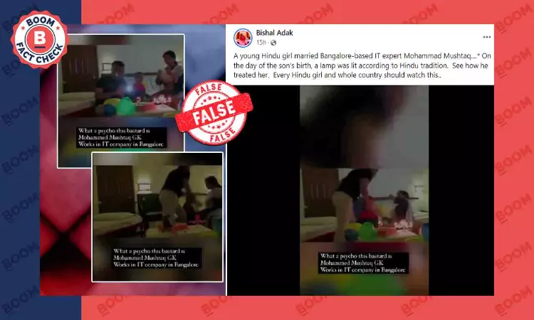Old Video of Husband Assaulting Wife Shared With False Communal Claim