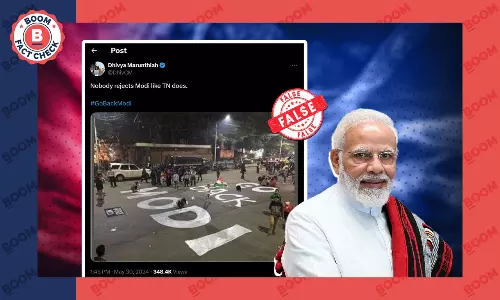 Old Anti Modi Graffiti In West Bengal Linked To PMs Tamil Nadu Visit