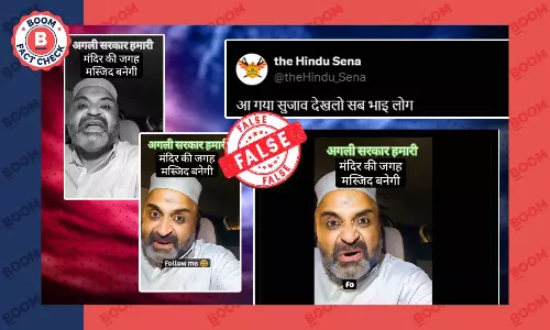 Video Of Man Criticising Hindus in Ayodhya for BJP’s Defeat Is Not Muslim