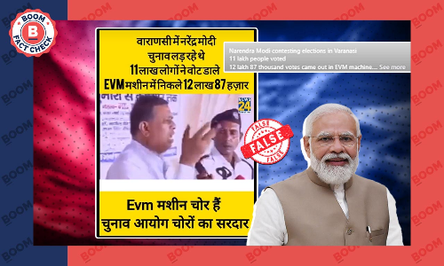 Old Video Claiming EVMs in Varanasi Counted Extra Votes Peddled As Recent