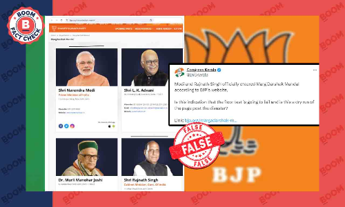 Did BJP Add Modis Name To Its Margdarshak Mandal Recently? A FactCheck
