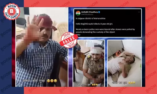 Jalgaon Rape-Murder: Video Of Cops Injured By Mob Shared With Communal Spin
