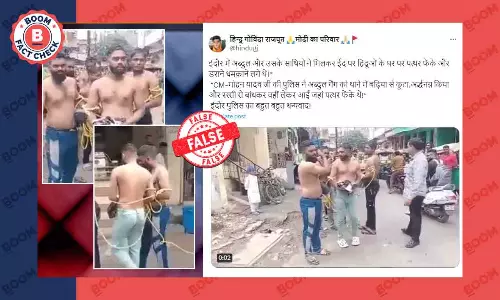 Video of Men Being Paraded In Indore Viral With False Communal Claim