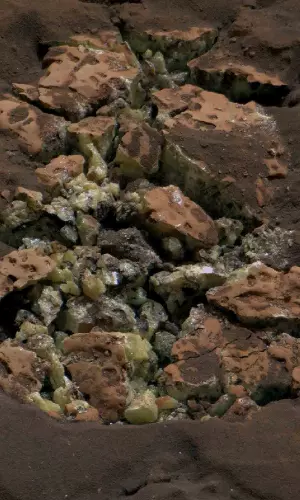 NASAs Curiosity Rover Finds Sulfur Crystals On The Surface Of Mars