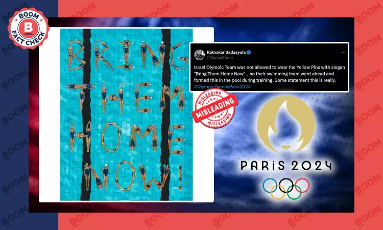 Old Photo Shared As Israeli Swimmers Protesting At Paris 2024 Olympics