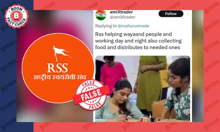 Wayanad Landslide: Video Of DYFI Youth Brigades Relief Efforts Peddled As RSS Workers