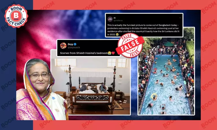 Old Photos From Sri Lanka Peddled As Vandalism Of Sheikh Hasinas Residence