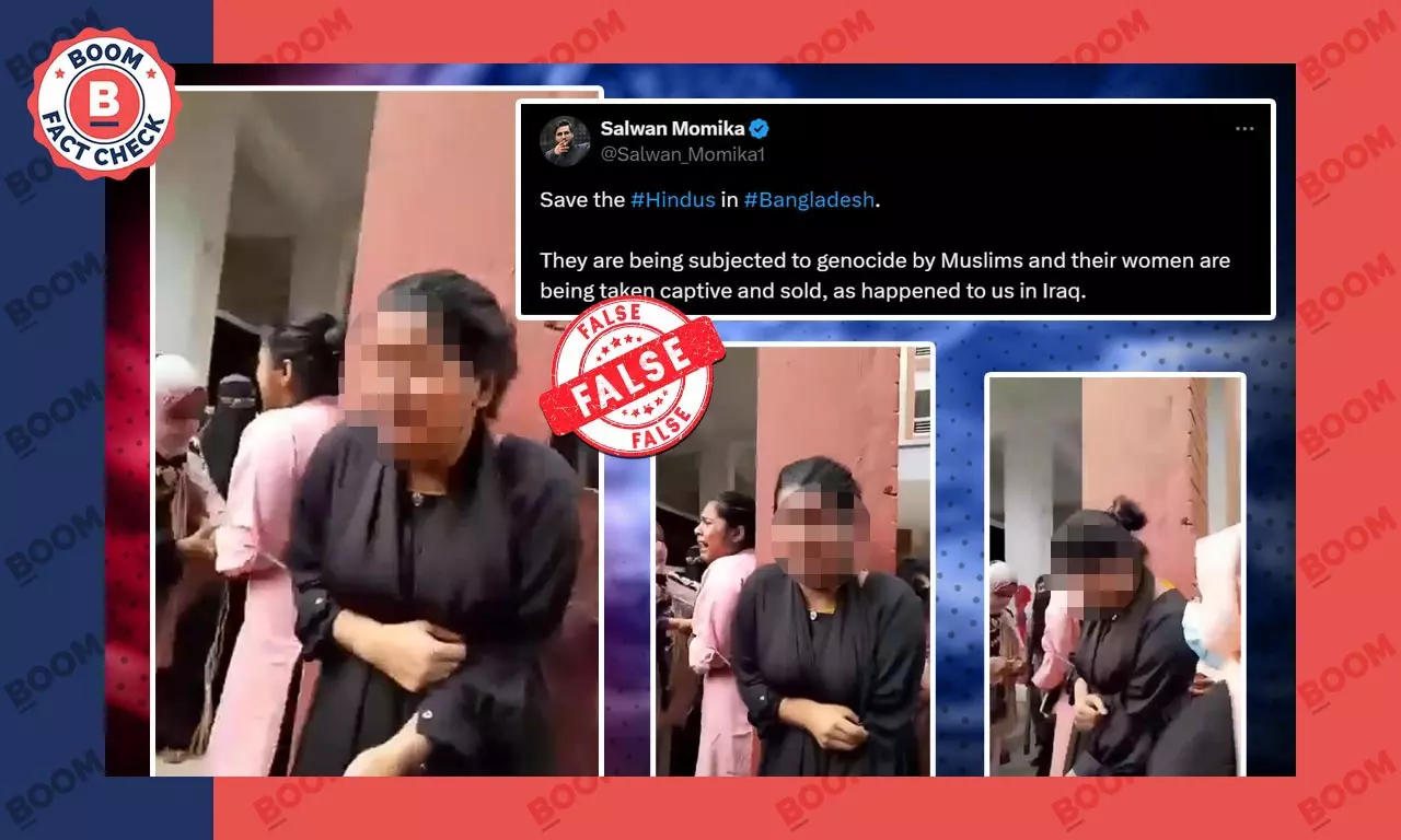 Old Video Of Awami League Student Members Harassed Viral With Communal Claim