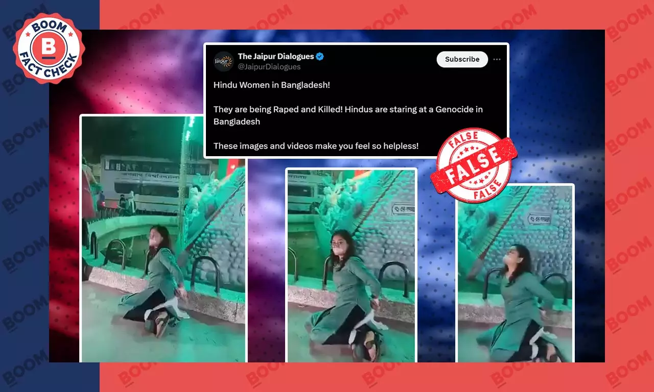 Video Of Girl Gagged In Symbolic Protest In Bangladesh Viral With False Claim