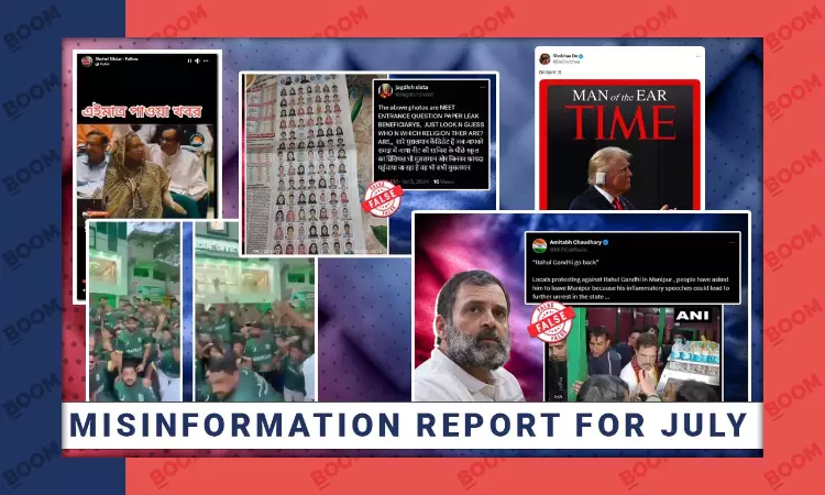 Islamophobia, Bangladesh Unrest Dominate Disinformation In July