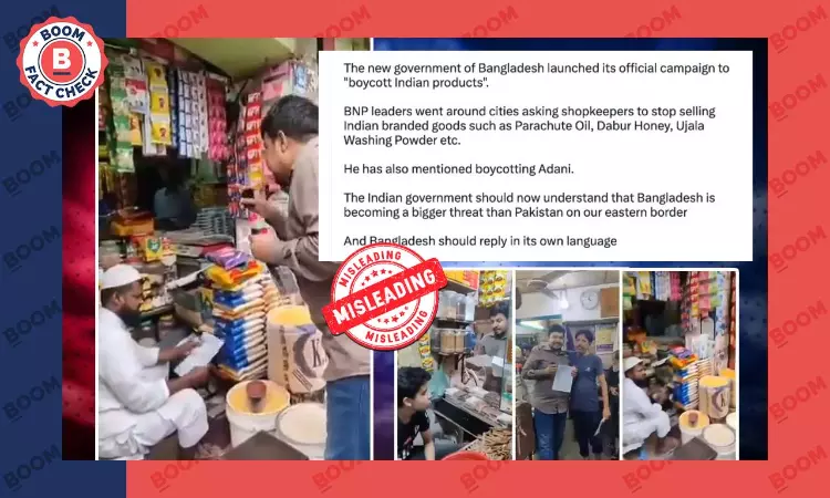 Viral Video Claiming To Boycott Indian Products In Bangladesh Is Misleading
