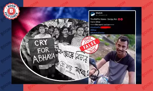 Viral Posts Falsely Claim RG Kar Rape Accused Is From Bihar