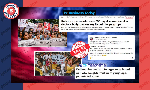 RG Kar: Autopsy Report Does Not Indicate 150mg Of Semen In Victims Body