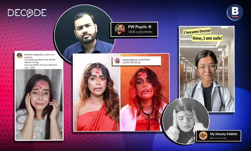 Influencers Turn Kolkata Doctors Rape-Murder Fodder For Clickbait Reels