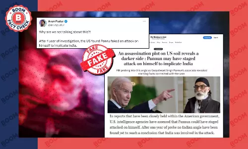 The Washington Post Screenshot Claiming Pannun Staged Attack On Self Is Fake