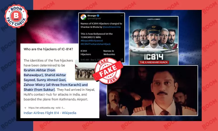 Did IC814 Creators Change The Names of Hijackers To Hide Their Religion?