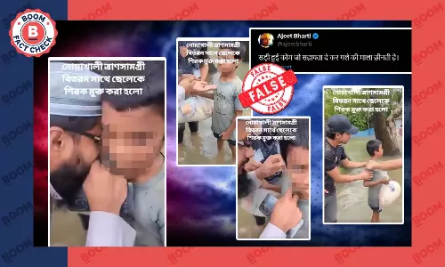 Video Of Flood Relief Aid In Bangladesh Viral With Communal Spin