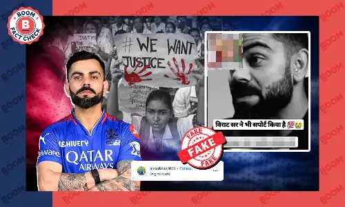 Video Of Virat Kohli Demanding Death Penalty In Kolkata Rape Case Is Altered