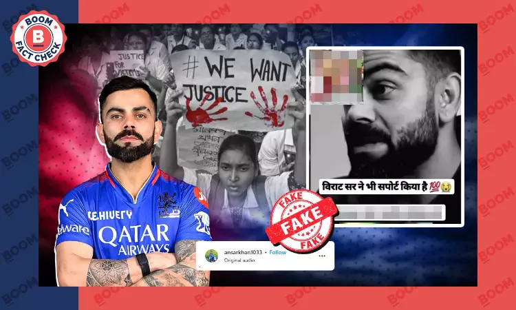 Video Of Virat Kohli Demanding Death Penalty In Kolkata Rape Case Is Altered