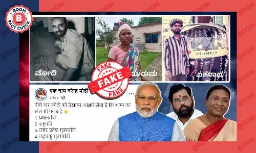 These Are Not Photos Of President Murmu, PM Modi & CM Shinde In Their Youth