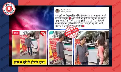 Video Of Man Threatening Women Peddled With False Communal Claim