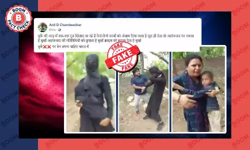 Staged Video Of Burkha-Clad Child Kidnapper Shared With Communal Spin