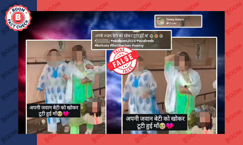 No, Video Does Not Show Grieving Mother Of RG Kar Kolkata Rape-Murder Victim