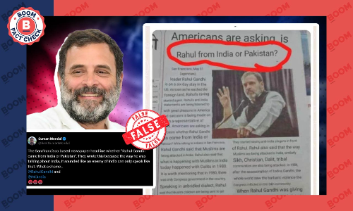 Digitally Translated Hindi Article On Rahul Gandhi Viral As US Media Criticising Him