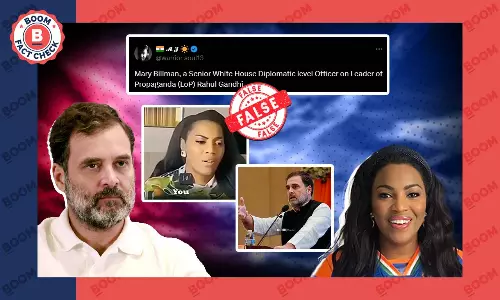 US Singer Mary Millben Misidentified As White House Staffer Criticising Rahul Gandhi