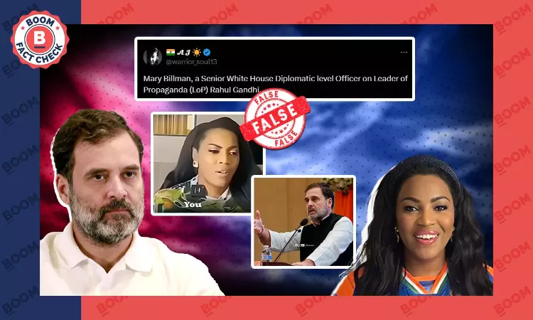 US Singer Mary Millben Misidentified As White House Staffer Criticising Rahul Gandhi