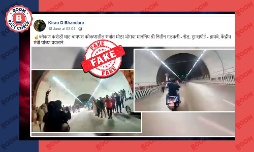 Old Video From Kerala Peddled As Tunnel On Mumbai Goa Highway