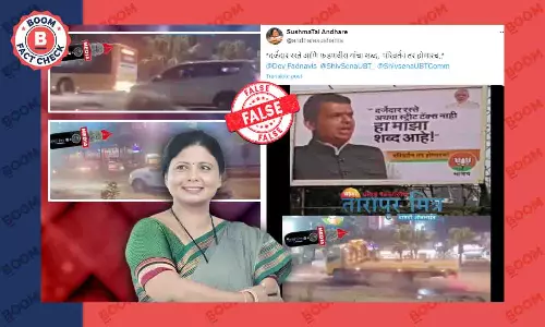 Old Video From China Falsely Shared As Potholed Roads In Maharashtra