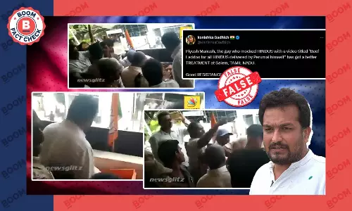 Old Video Falsely Shared As Tamil Nadu Man Beaten For Mocking Tirupati Laddus Row