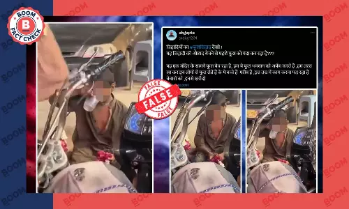 Video Of Boy Spitting On Flowers In Pakistan Peddled As Muslim Vendor Outside Temple