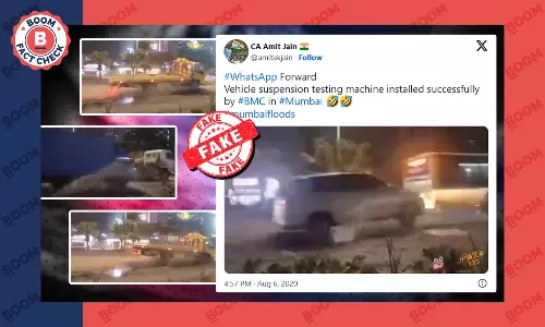 Video From China Viral As Vehicles Driving On Potholed Mumbai Roads