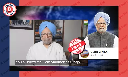 Video Of Manmohan Singh Promoting Investment Opportunity Is An AI-Edited Fake