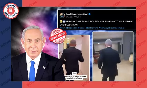 Israel-Iran Conflict: No, This Video Does Not Show Netanyahu Fleeing To A Bunker
