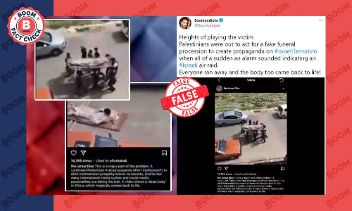 Staged Funeral Video From Jordan Falsely Linked To Israel-Gaza Conflict