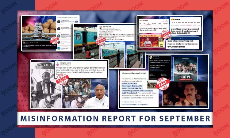Islamophobic False Narratives Dominate Disinformation In September: BOOM Monthly Report