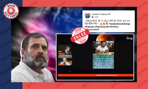 No, This Video Is Not A Pakistani Channel Mocking Rahul Gandhi