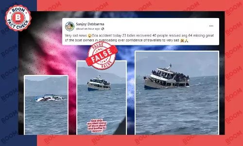 Footage Of Boat Capsizing In Congo Falsely Viral As Goa