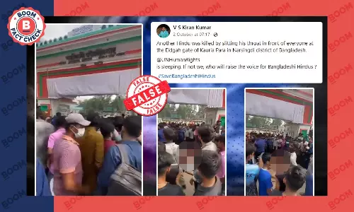 Video Of Man Killed By Cousins In Bangladesh Falsely Shared As Hindu Mans Throat Slit