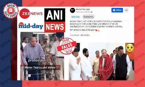 Media Outlets Misreport Unrelated Videos As Ratan Tatas Last Public Appearance