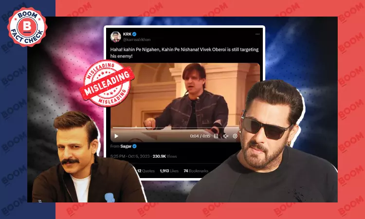 Old Video Of Vivek Oberoi Praising Bishnoi Community Revived As Recent
