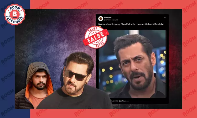 Old Video of Salman Khan Peddled As Threat Against Gangster Lawrence Bishnoi