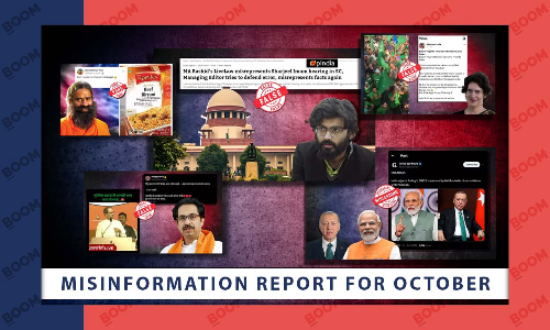 False Claims Around Maharashtra Polls, Baba Siddique Murder Dominate Disinformation In October